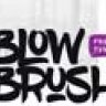Шрифт - Blow Brush