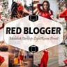 Red Blogger Mobile & Desktop Lightroom Presets