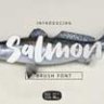 Шрифт - Salmon