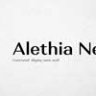 Шрифт - Alethia Next