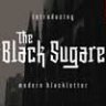 Шрифт - The Black Sugare