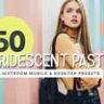 50 Iridescent Pastel Lightroom Presets & LUTs