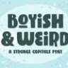 Шрифт - Boyish & Weird
