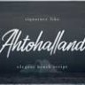 Шрифт - Ahtohalland