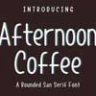 Шрифт - Afternoon Coffee