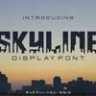 Шрифт - Skyline