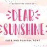 Шрифт - Dear Sunshine