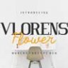 Шрифт - Vlorens Flower