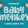 Шрифт - Baby Monkey