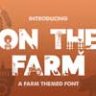Шрифт - On the Farm