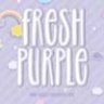 Шрифт - Fresh Purple
