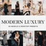 50 Modern Luxury Lightroom Presets & LUTs