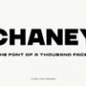 Шрифт - Chaney