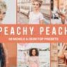 50 Peachy Peach Lightroom Presets & LUTs