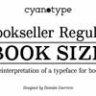 Шрифт - Bookseller Bk Regular