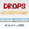 Шрифт - Drops Letters