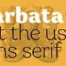 Шрифт - Garbata