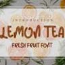 Шрифт - Lemon Tea