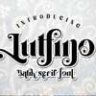 Шрифт - Lutfino