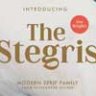 Шрифт - The Stegris