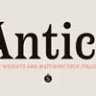 Шрифт - Antica
