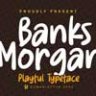 Шрифт - Banks Morgan