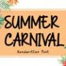 Шрифт - Summer Carnival