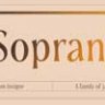 Шрифт - Soprani