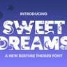 Шрифт - Sweet Dreams