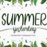 Шрифт - Summer Yesterday