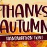 Шрифт - Thanks Autumn