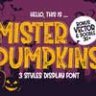 Шрифт - Mister Pumpkins