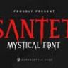 Шрифт - Santet