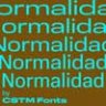 Шрифт - Normalidad