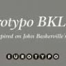 Шрифт - Eurotypo BKL