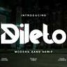 Шрифт - Dileto