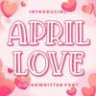 Шрифт - April Love
