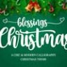Шрифт - Christmas Blessings
