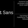 Шрифт - Barnet Sans