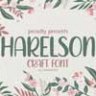 Шрифт - Harelson Craft