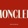 Шрифт - Moncler