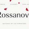 Шрифт - Rossanova