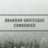 Шрифт - Brandon Grotesque Condensed