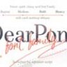 Шрифт - Dear Pony