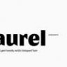 Шрифт - Laurel