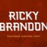 Шрифт - Ricky Brandon