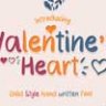 Шрифт - Valentine's Heart