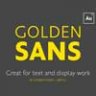 Шрифт - Golden Sans