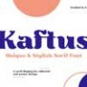 Шрифт - Kaftus