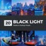 20 Black Light Lightroom Presets & LUTs